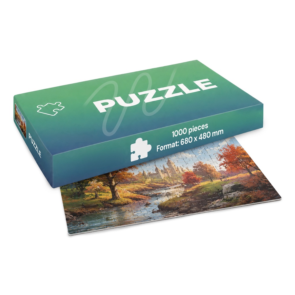 Puzzle, 1000 dílků (680 x 480 mm), papírová krabička s víkem