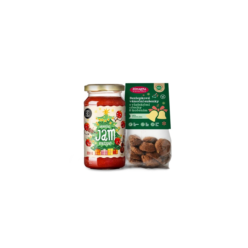 [D025.01] Dárkový balíček V25 (jam & sušenky), dárková krabička