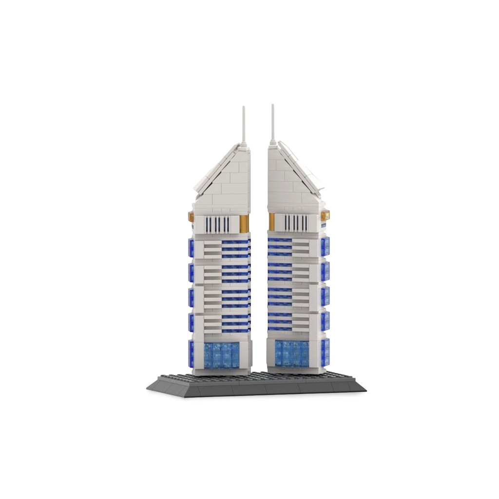 Custom building brick set XL, approx. 720 bricks, approx. 10 x 18 x 26 cm