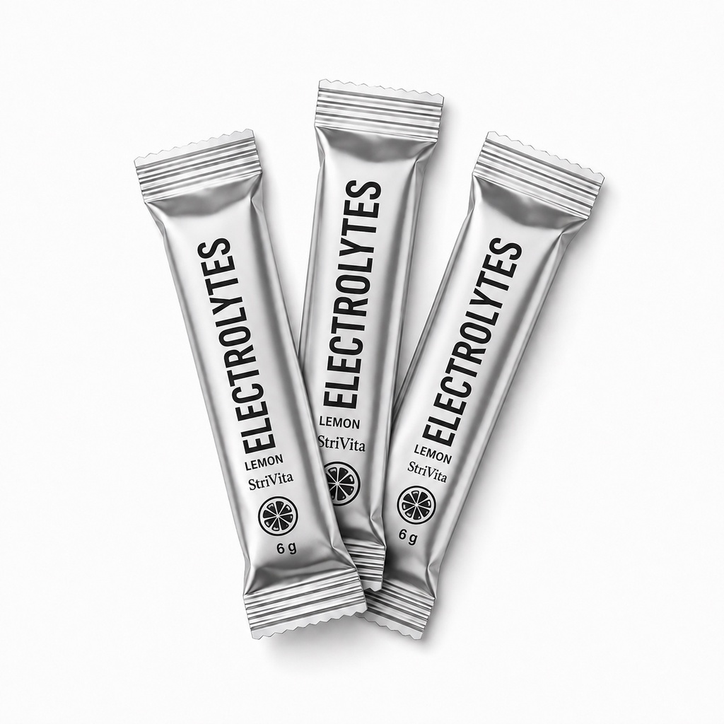 Electrolytes Lemon - Bulk stickpacks - silver 1-color