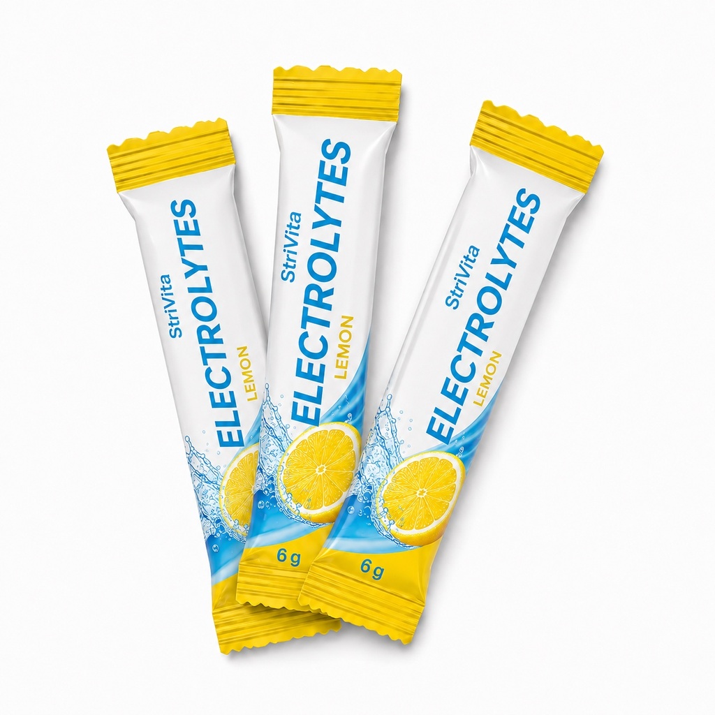 Elektrolyty Lemon - Hromadné stickpacky - plnobarevný