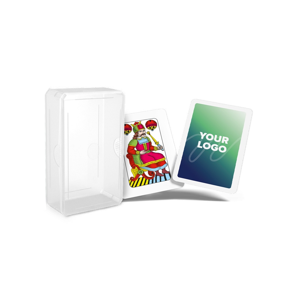 [G203.09] Classic playing cards, 32 cards, plastic box